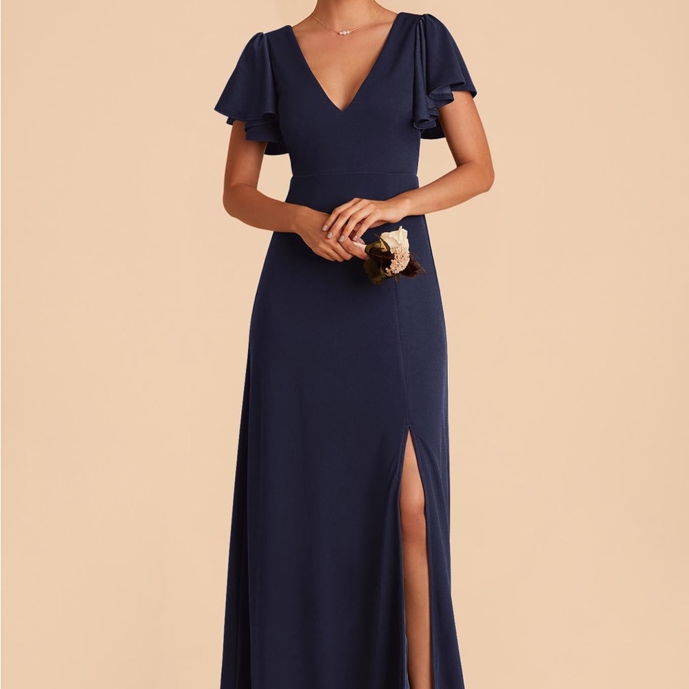 Birdy Grey Hannah Crepe Dress Navy